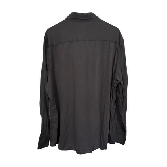 INC International Concepts Button Down Long Sleeve Shirt Men's XXL Gray 2XL - Picture 3 of 6